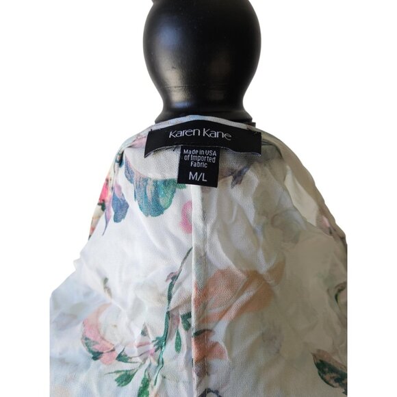 Karen Millen Beach Club Drop Front Kimono NWT Size M/L - Picture 5 of 6